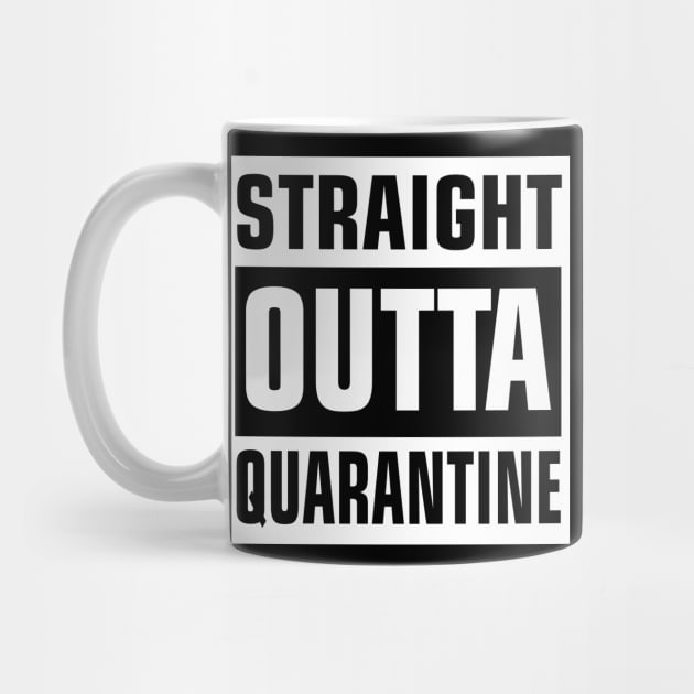 Go All Out Adult Straight Outta Quarantine by EmmaShirt